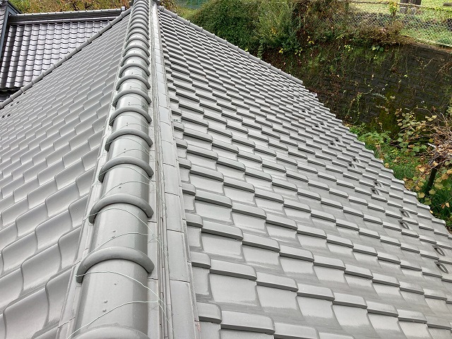 状態の良い瓦屋根